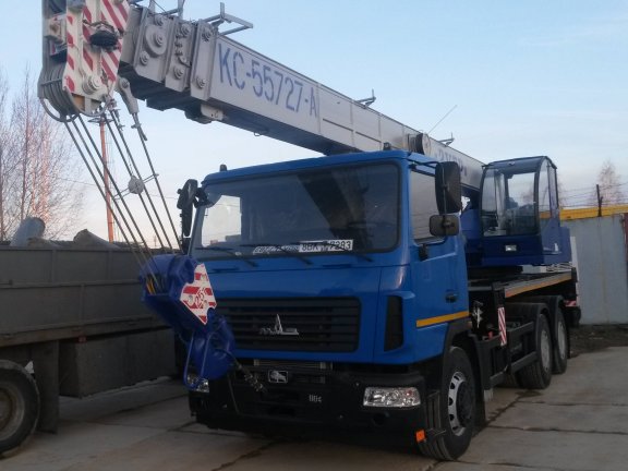 Авто кран на 25т КС 55727-А 